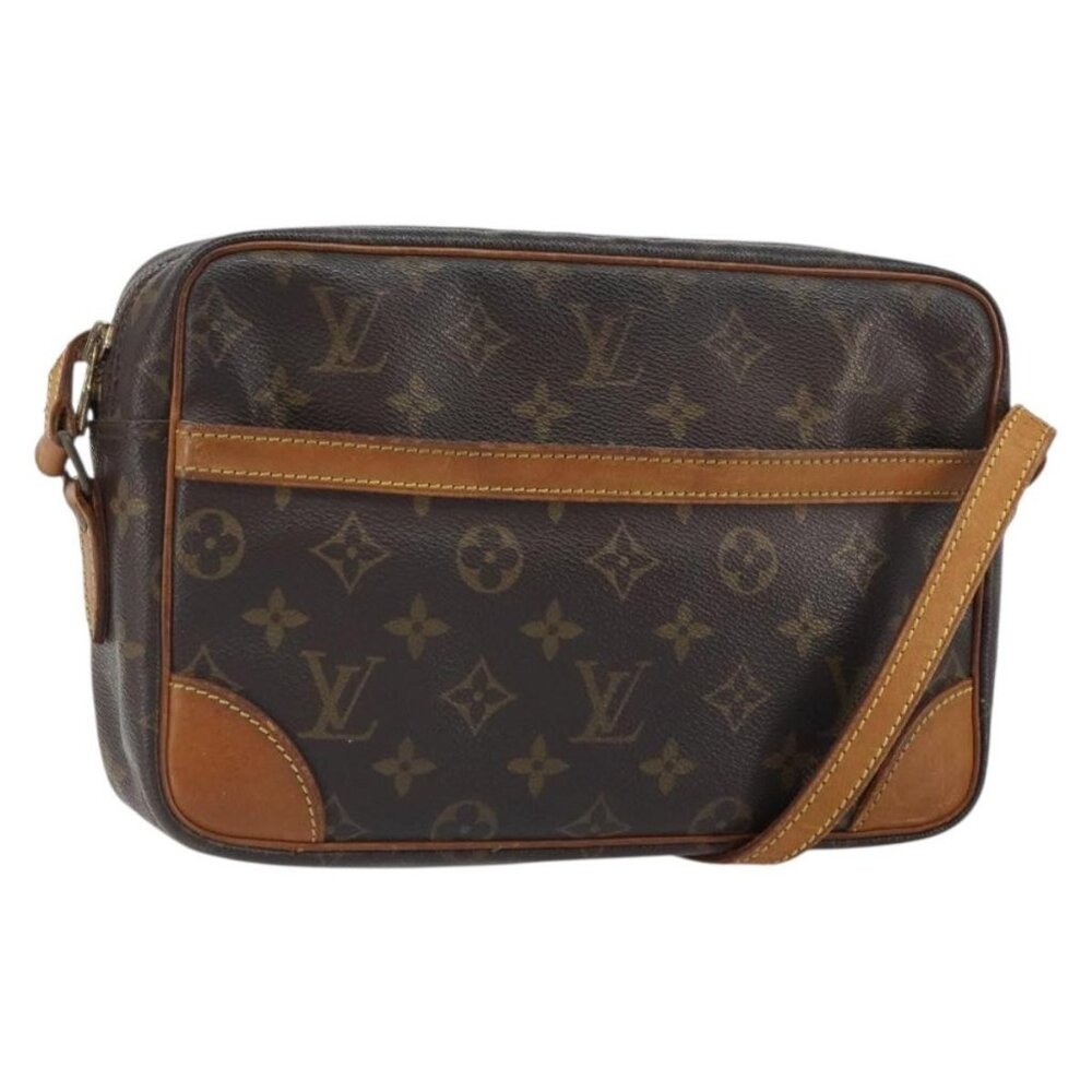 Authentic LOUIS VUITTON Monogram Trocadero 27 Shoulder Bag M51274 LV